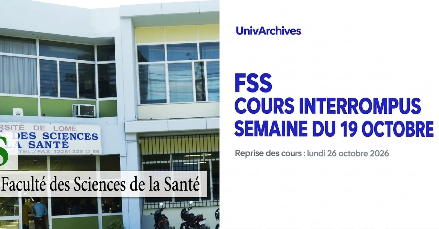 FSS - INTERRUPTION TEMPORAIRE DES COURS : TRAVAUX À L’AMPHITHÉÂTRE 1000