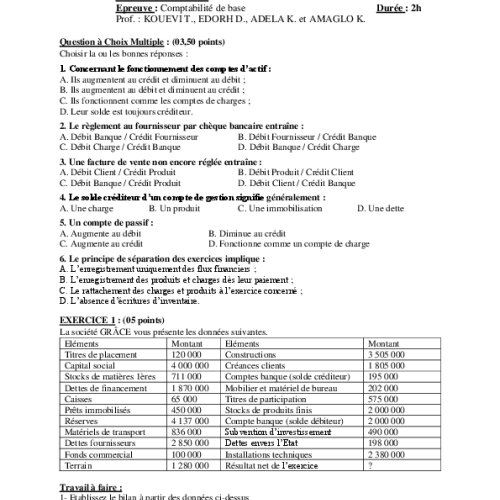 Couverture de Comptabilité de base