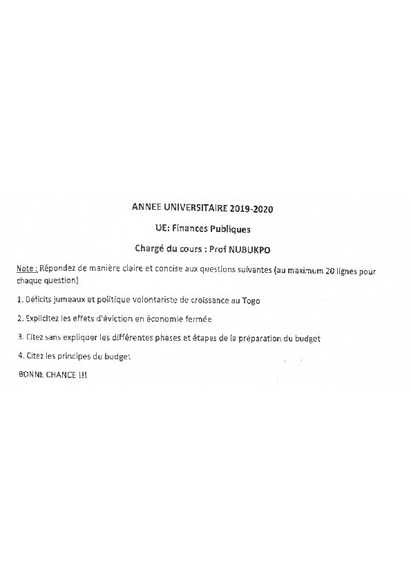 Couverture de Finances publiques