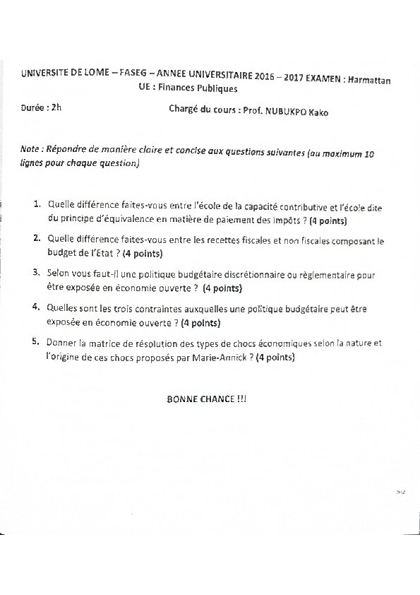 Couverture de Finances publiques