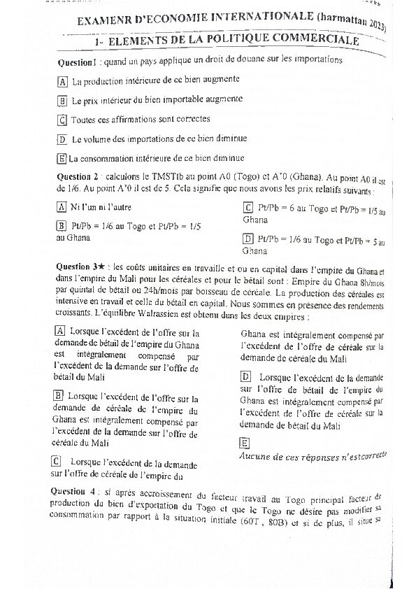 Couverture de Économie internationale
