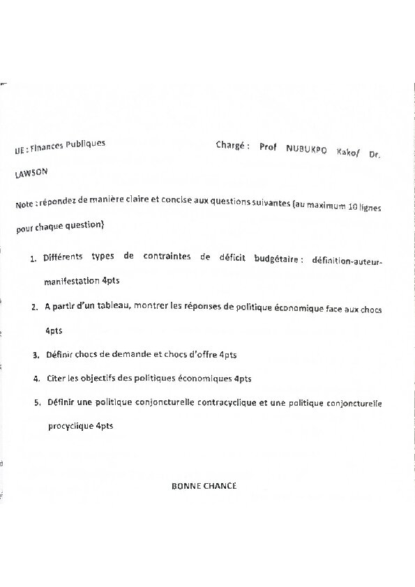Couverture de Finances publiques