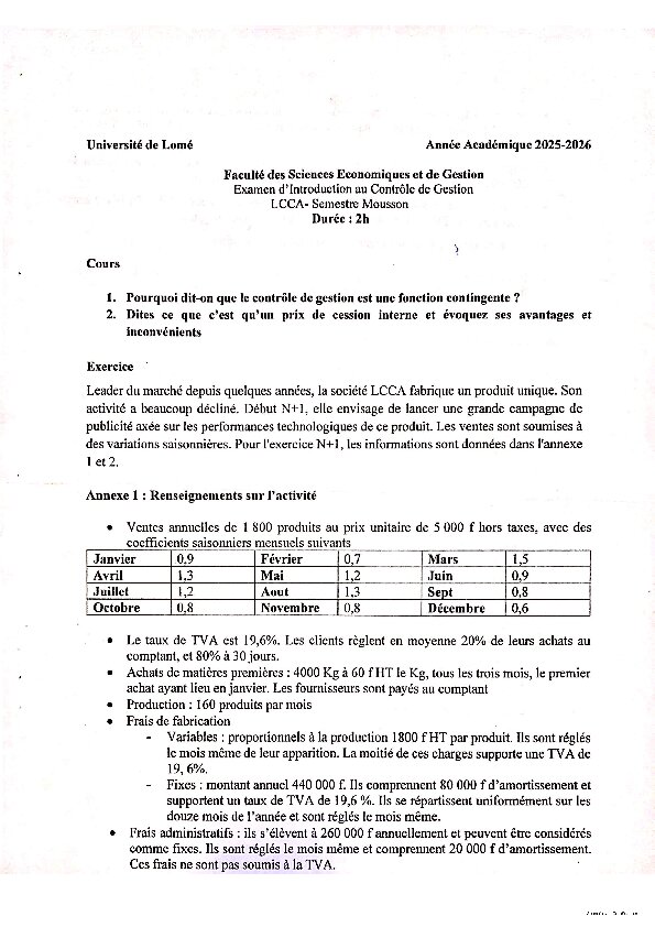 Couverture de Introduction au contrôle de gestion