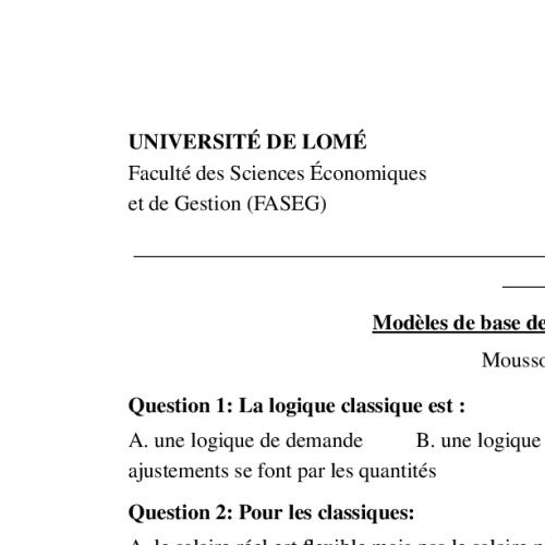 Couverture de Modèle de base de la macroéconomie 