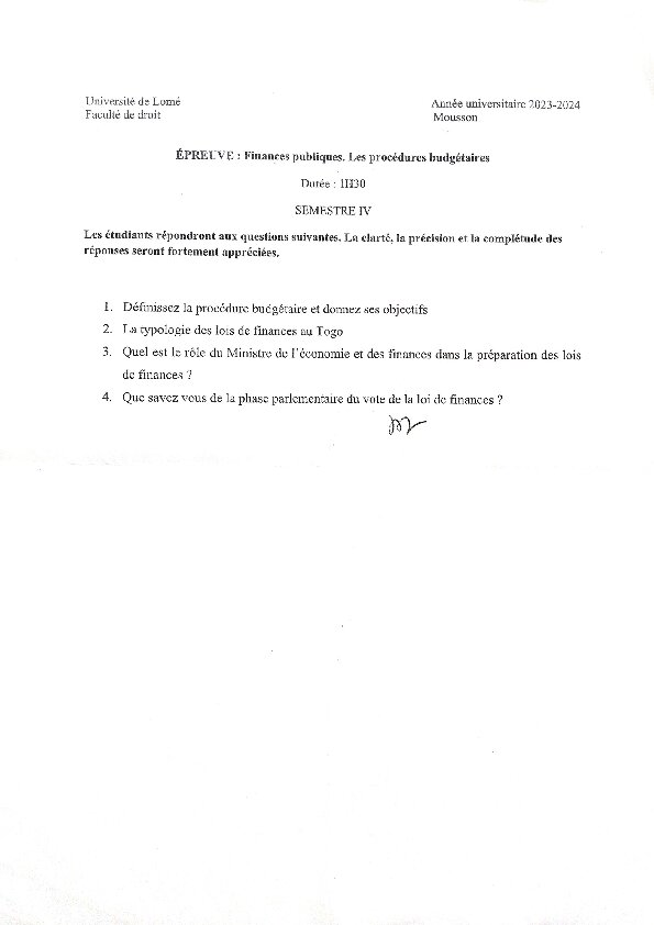 Couverture de Les procédures budgétaires (REDP,ADGL)