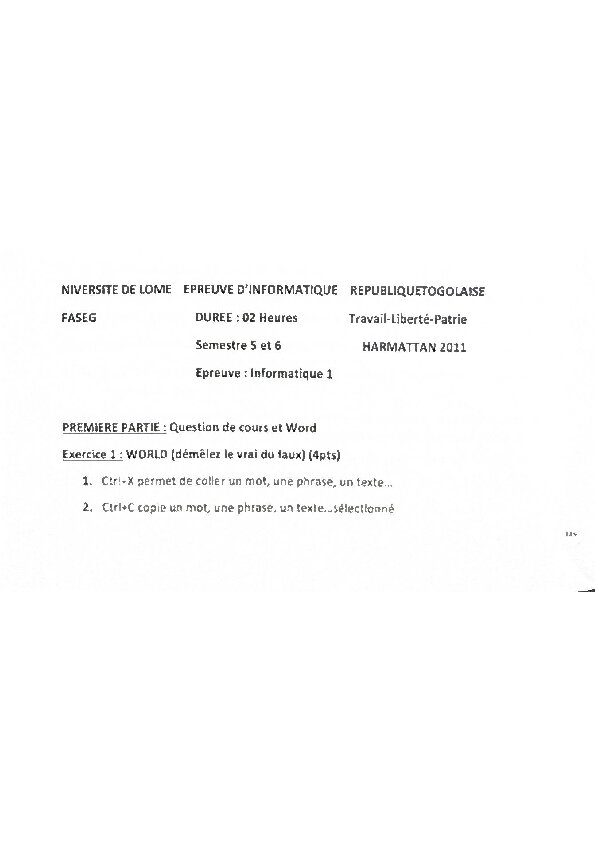 Couverture de Informatique de base