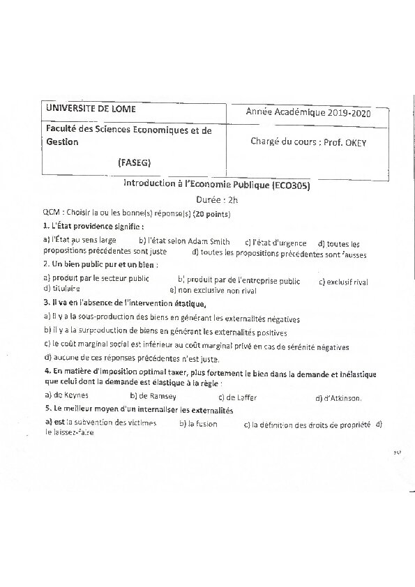 Couverture de Introduction à l'économie publique