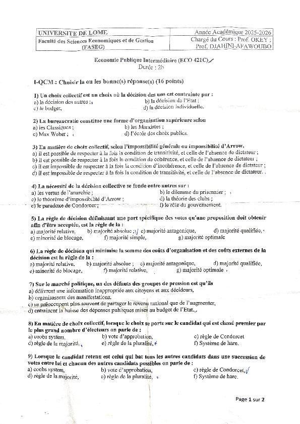 Couverture de Economie publique intermédiaire