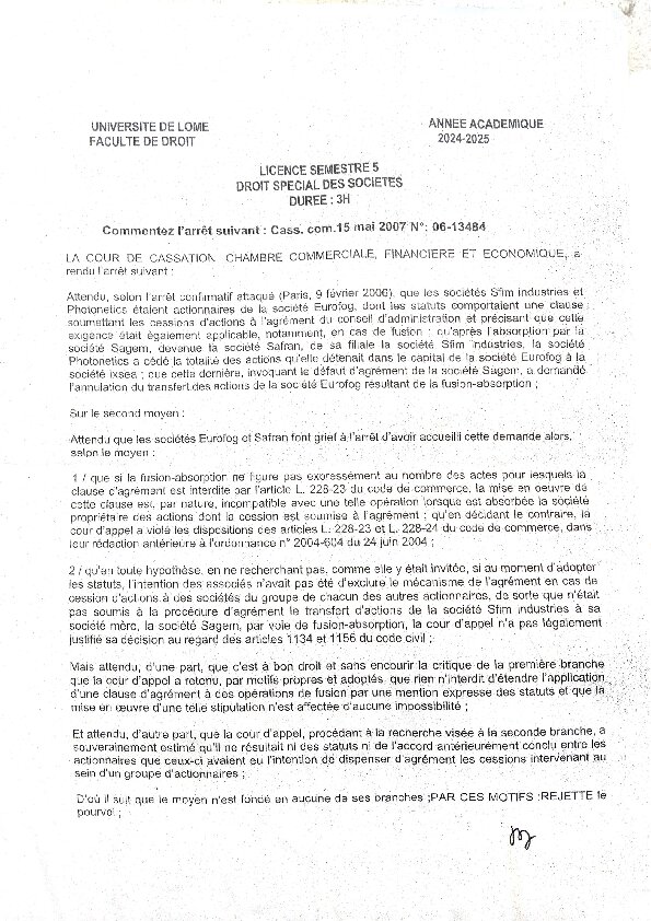 Couverture de Droit spécial des sociétés (Cours et TD) (DAFF,DCJD,REDV)