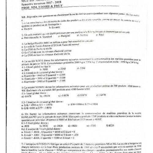 Couverture de Gestion prévisionnelle 