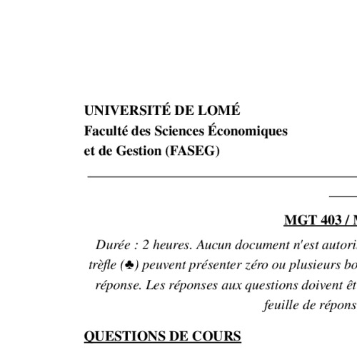 Couverture de Gestion prévisionnelle