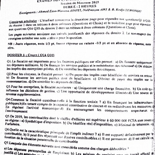 Couverture de Introduction à la fiscalité 