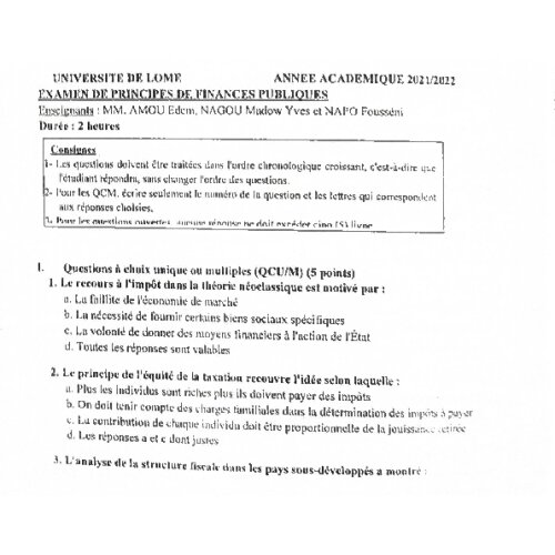 Couverture de Principes de finances publiques