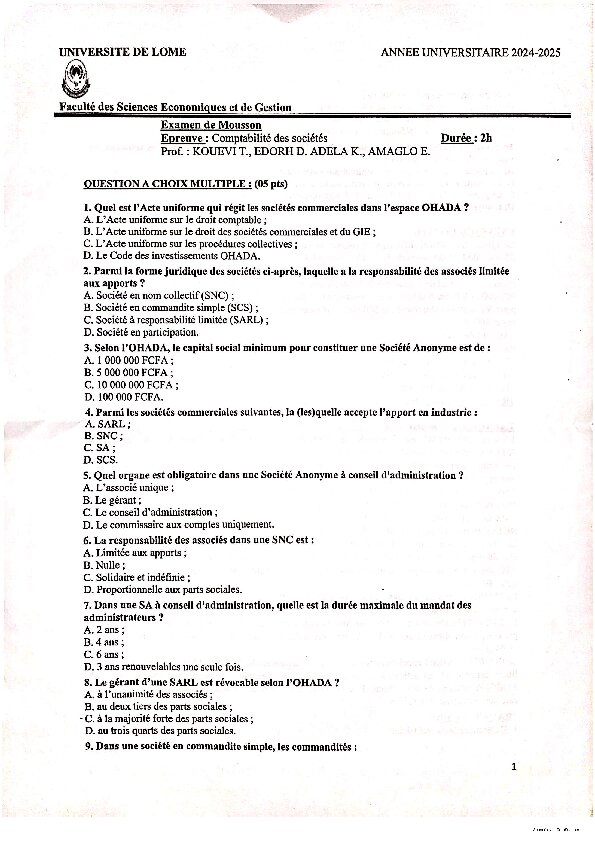 Couverture de Comptabilité des sociétés