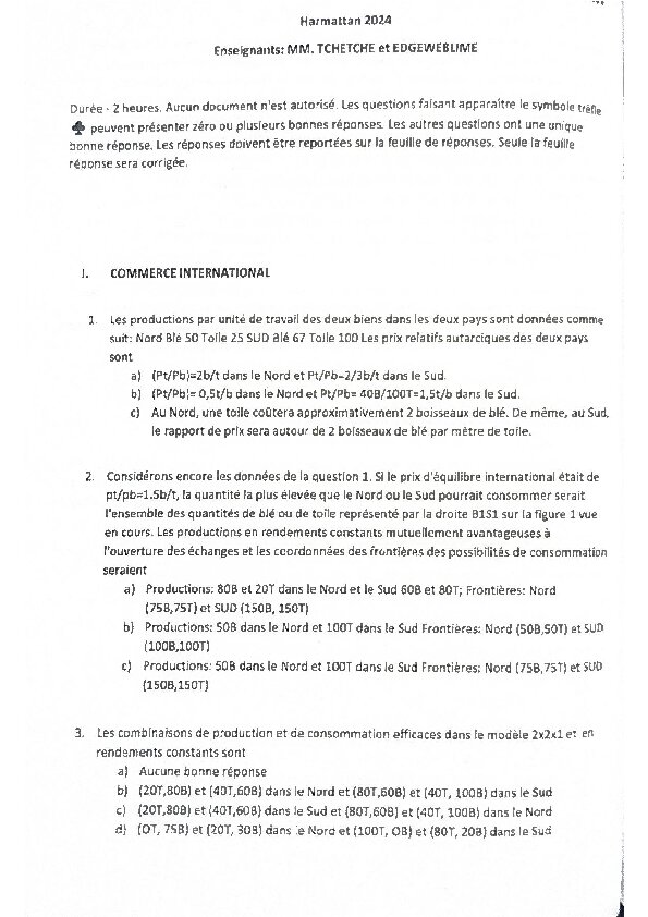 Couverture de Économie internationale